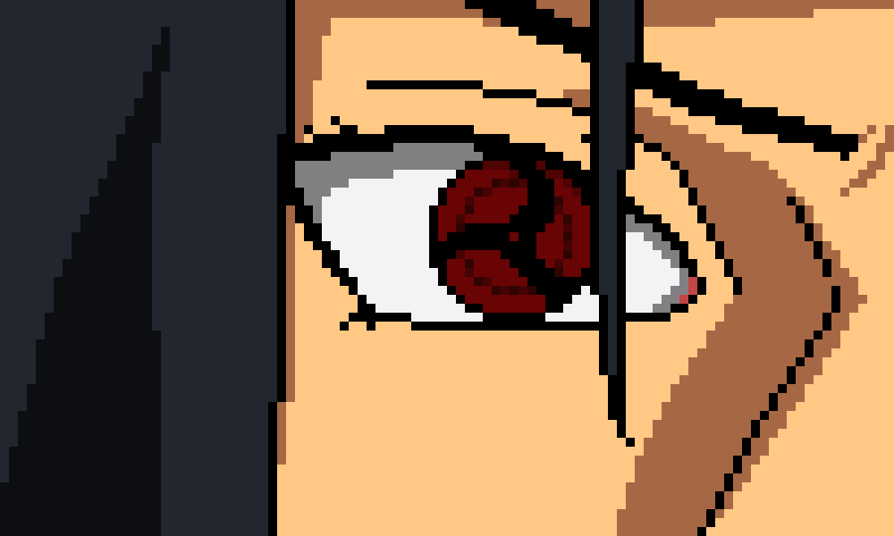 Sharingan Pixel Art Animation