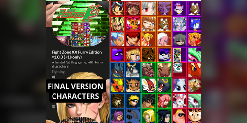 Cover image for Fight Zone XX Furry Edition (adult +18)