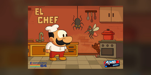 Cover image for El Chef - Commodore 64 -Full version Pal - NTSC