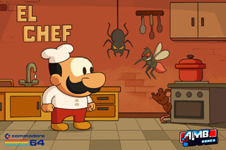 Cover image for El Chef - Commodore 64 -Full versión Pal - NTSC