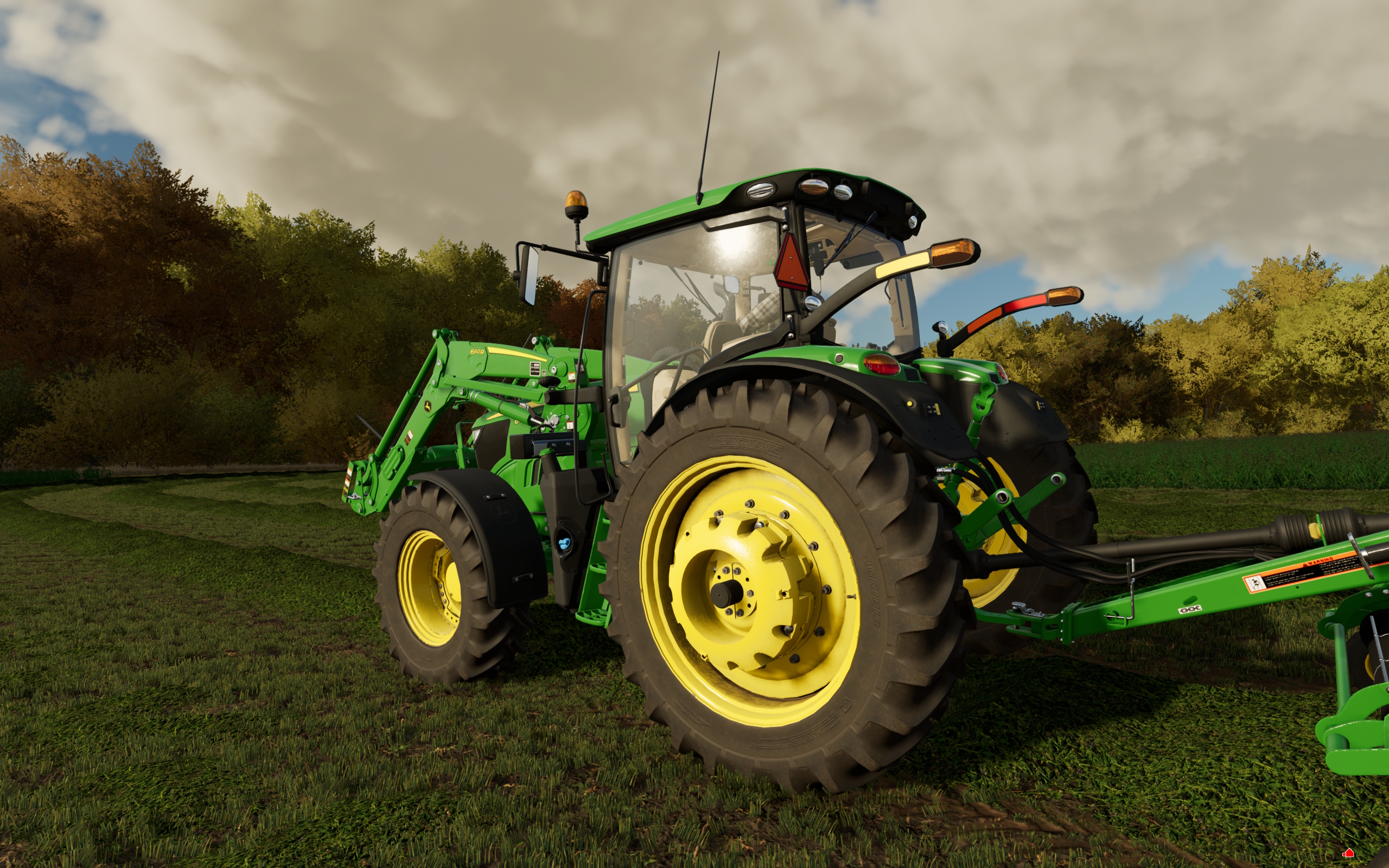 Cover image for FS22 John Deere 6145R/6155R North America Edition