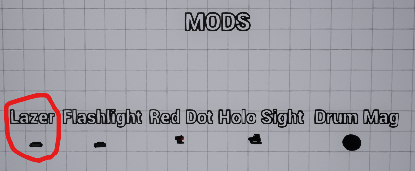 Lazer attachment fixed