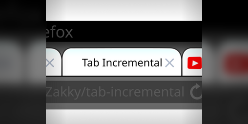 Cover image for Tab Incremental