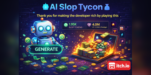 Cover image for AI Slop Tycoon | Incremental Idle Clicker