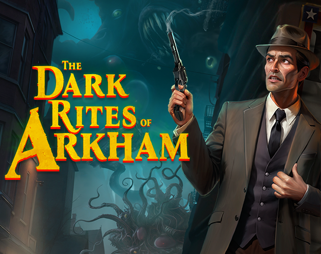Cover image for The Dark Rites of Arkham