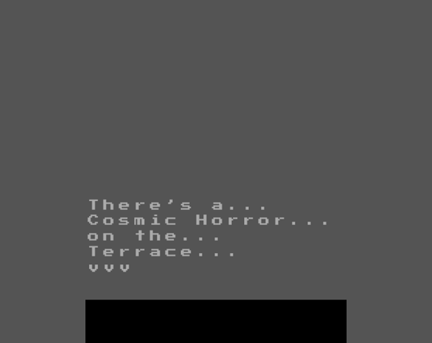 Cover image for There's a Cosmic Horror on the Terrace