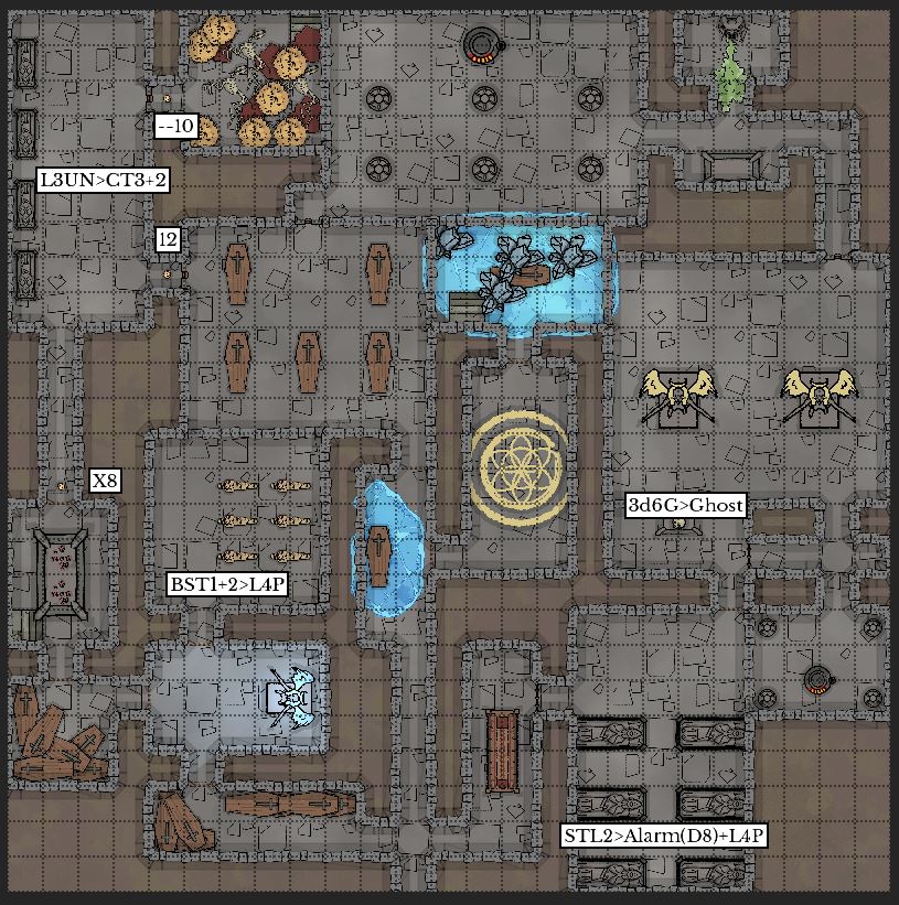 2d6 Dungeon -- Level 4: The Haunted