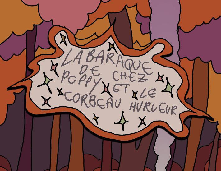 Cover image for La Baraque de Chez Poppy et le Corbeau Hurleur