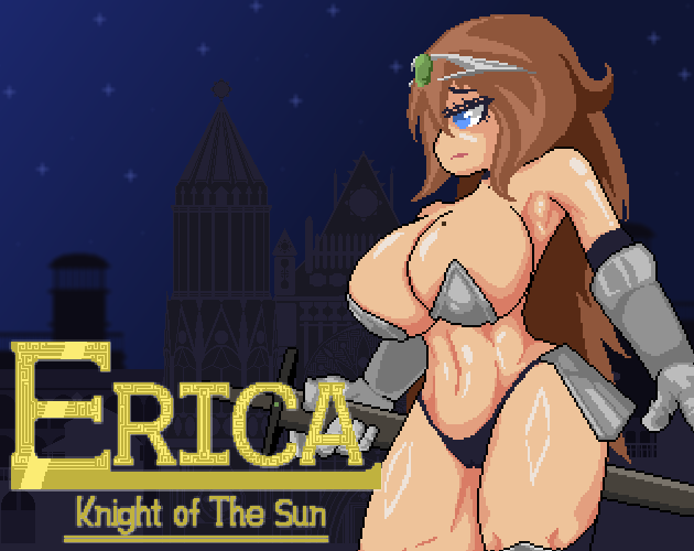 Cover art for ERICA, Knight of the Sun, an adult visual novel by MorquendiX