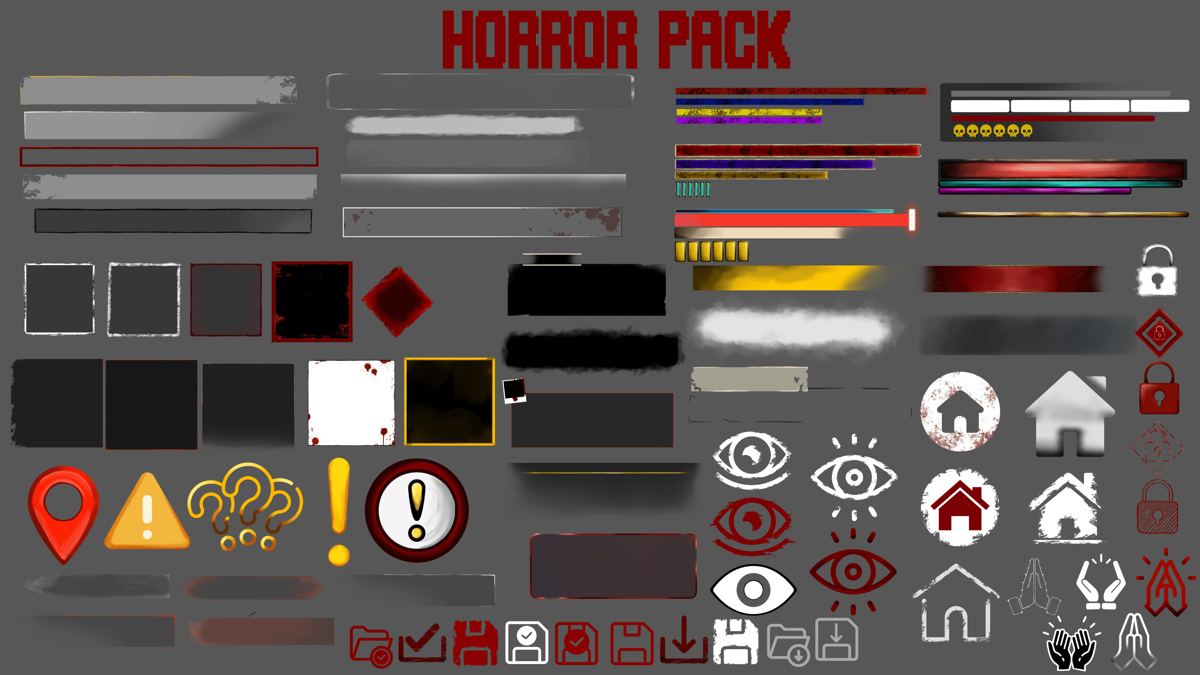 Horror UI Pack Vol.1