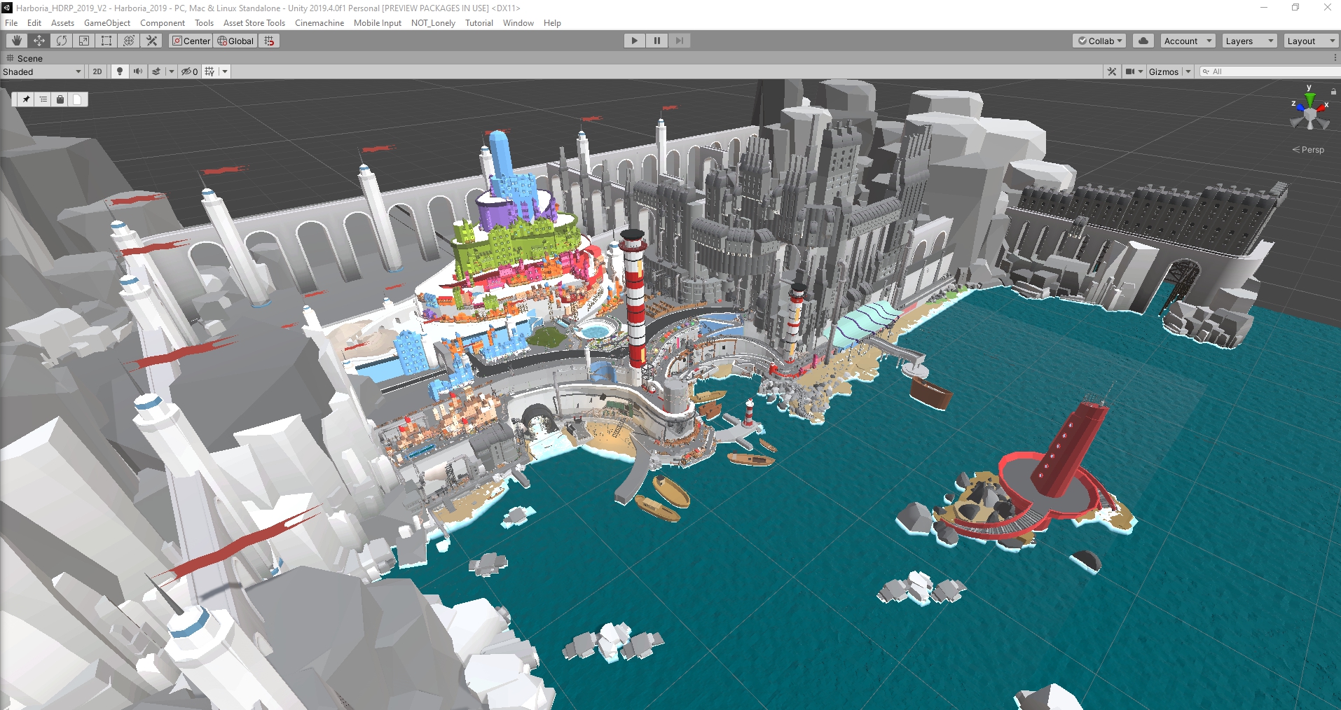 Harboria – Victorian / Art Deco Stylized Low-Poly Town Pack (2000+ prefabs)