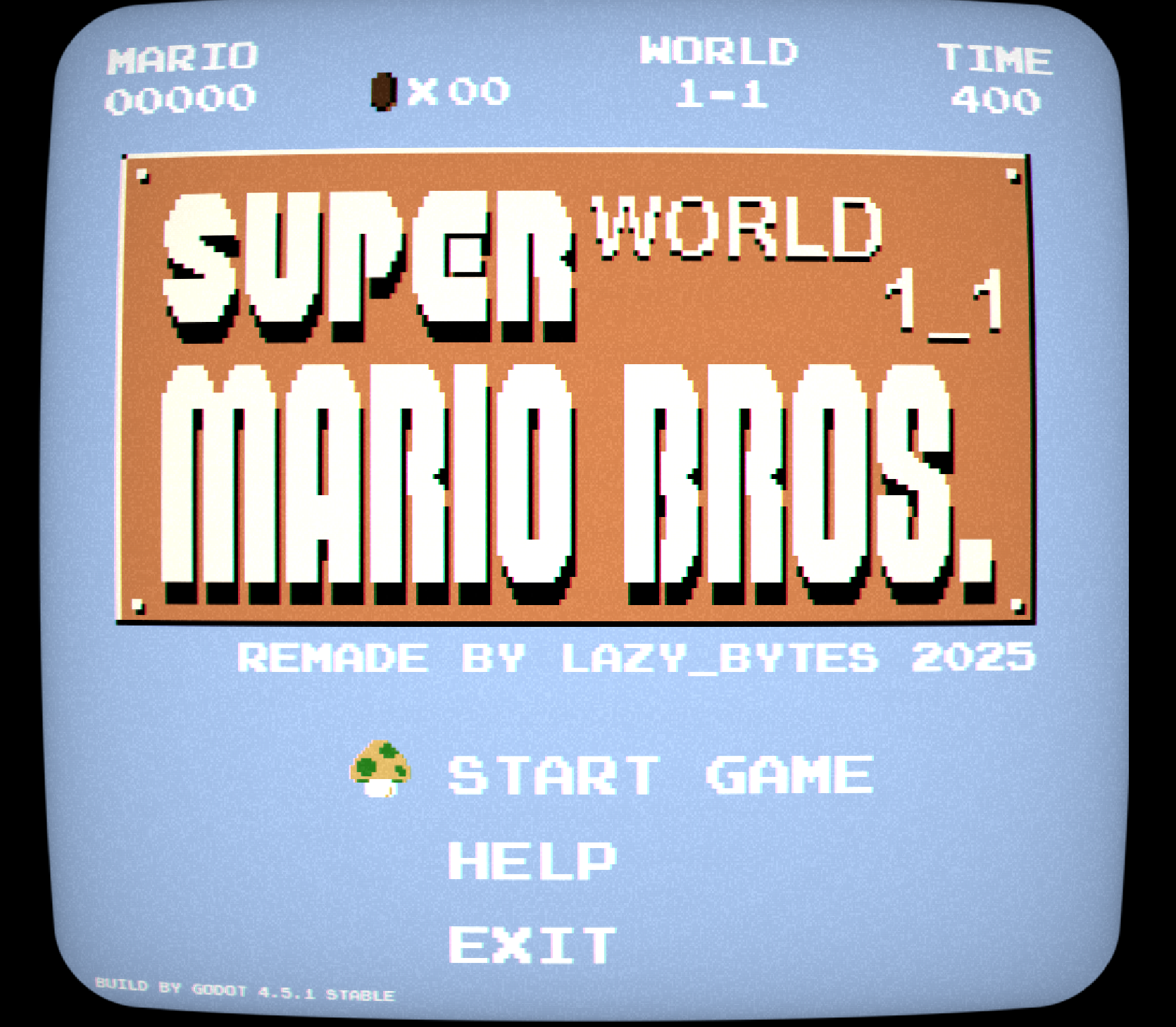 GodotMarioBros World 1-1 Demo