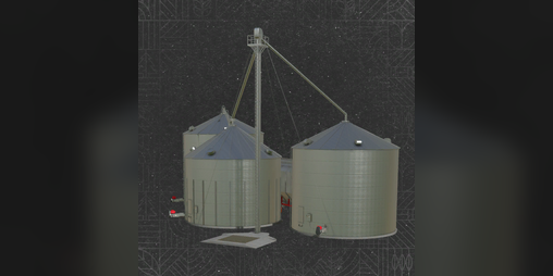 Cover image for Small 3 Bin Binsite With Dryer