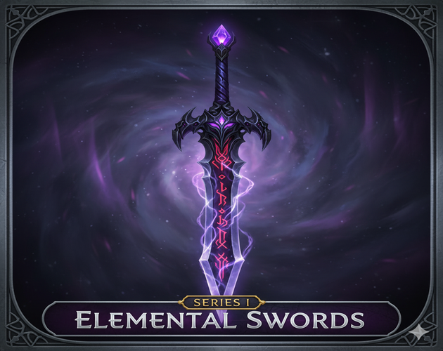 Elemental Sword Roc Elemental Weapons Series - Swords Bundle 1 (400 High Res Images) by ...