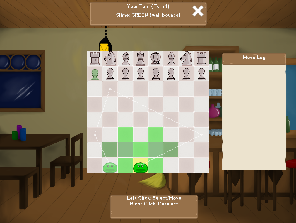 Chess Slime Tutorial move preview - Slime Chess by codename_B