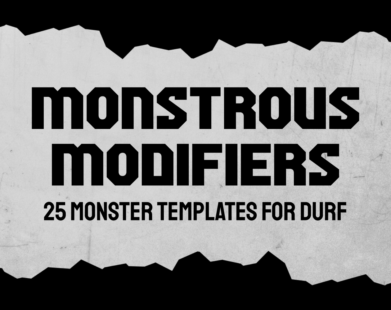 Cover image for Monstrous Modifiers