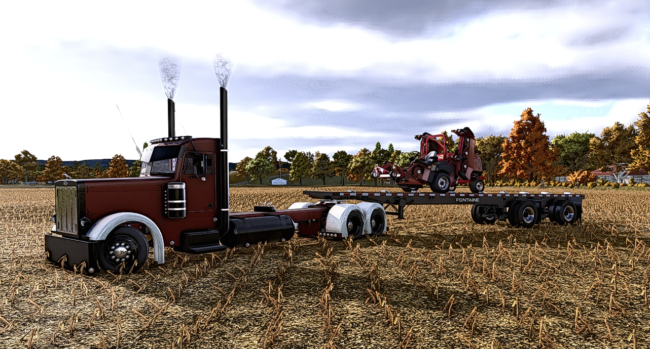 Cover image for FS25 - 2025 Fontain Flat Deck Trailer
