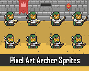 Archer Sprites (8x8, 16x16, 32x32) by LunarDignity on DeviantArt