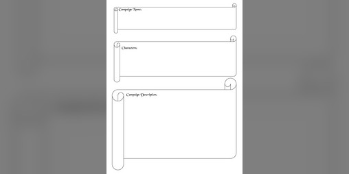 Cover image for RPG Game Journal