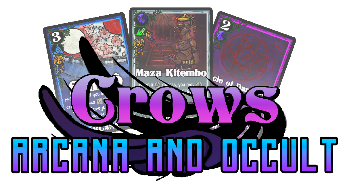 Crows TCG - Trading Card Game and Roguelike Template - Arcana and Occult