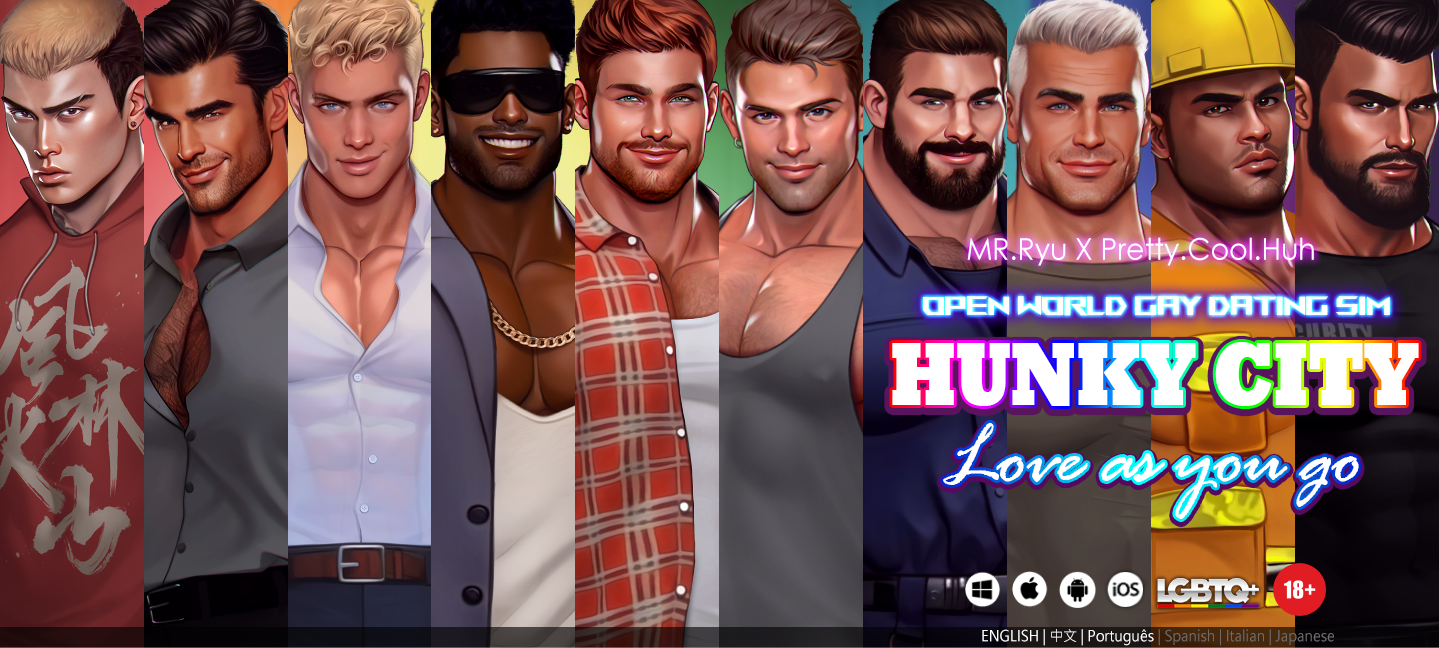 Cover image for Hunky City- Bara Gay Open-world RPG Demo