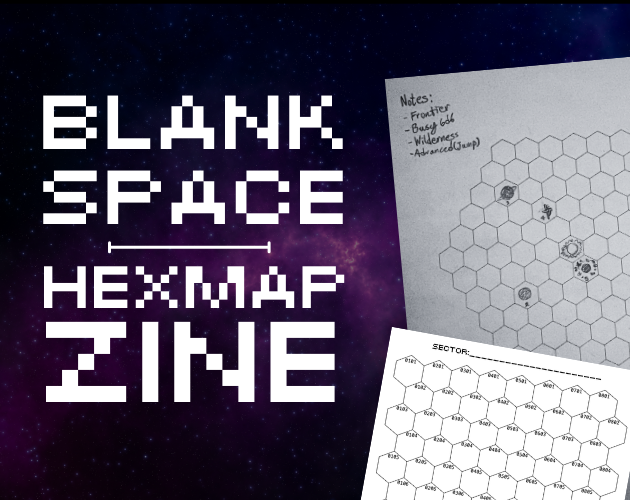 Cover image for Blank Space Hexmap Zine