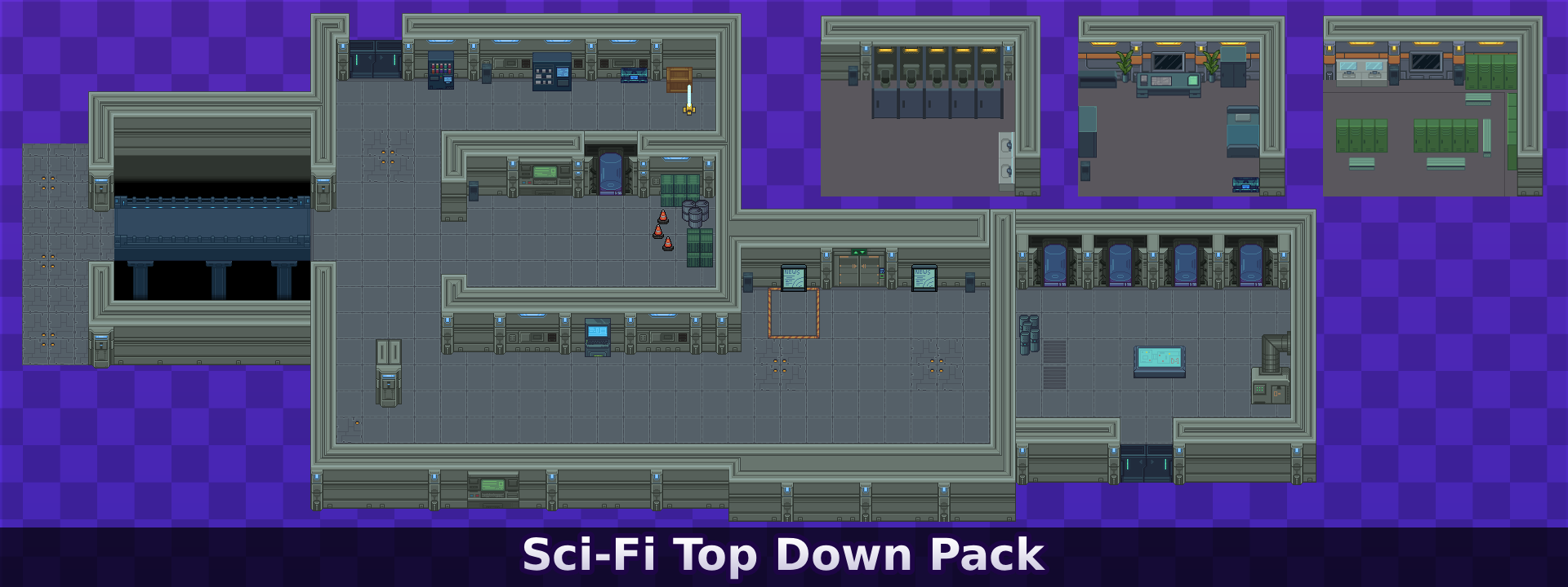 Sci-Fi Top Down Pack