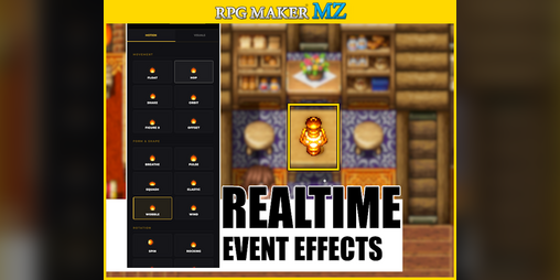 Cover image for Realtime Event Effets for RPG MAKER MZ