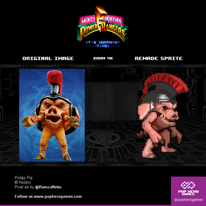 Custom Bosses sprites - Power Rangers It's Morphin' Time by brazilmugenteam