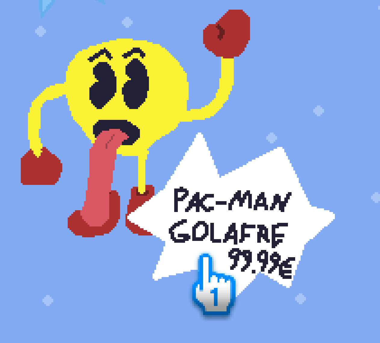 Cover image for Juego de pacman golafre