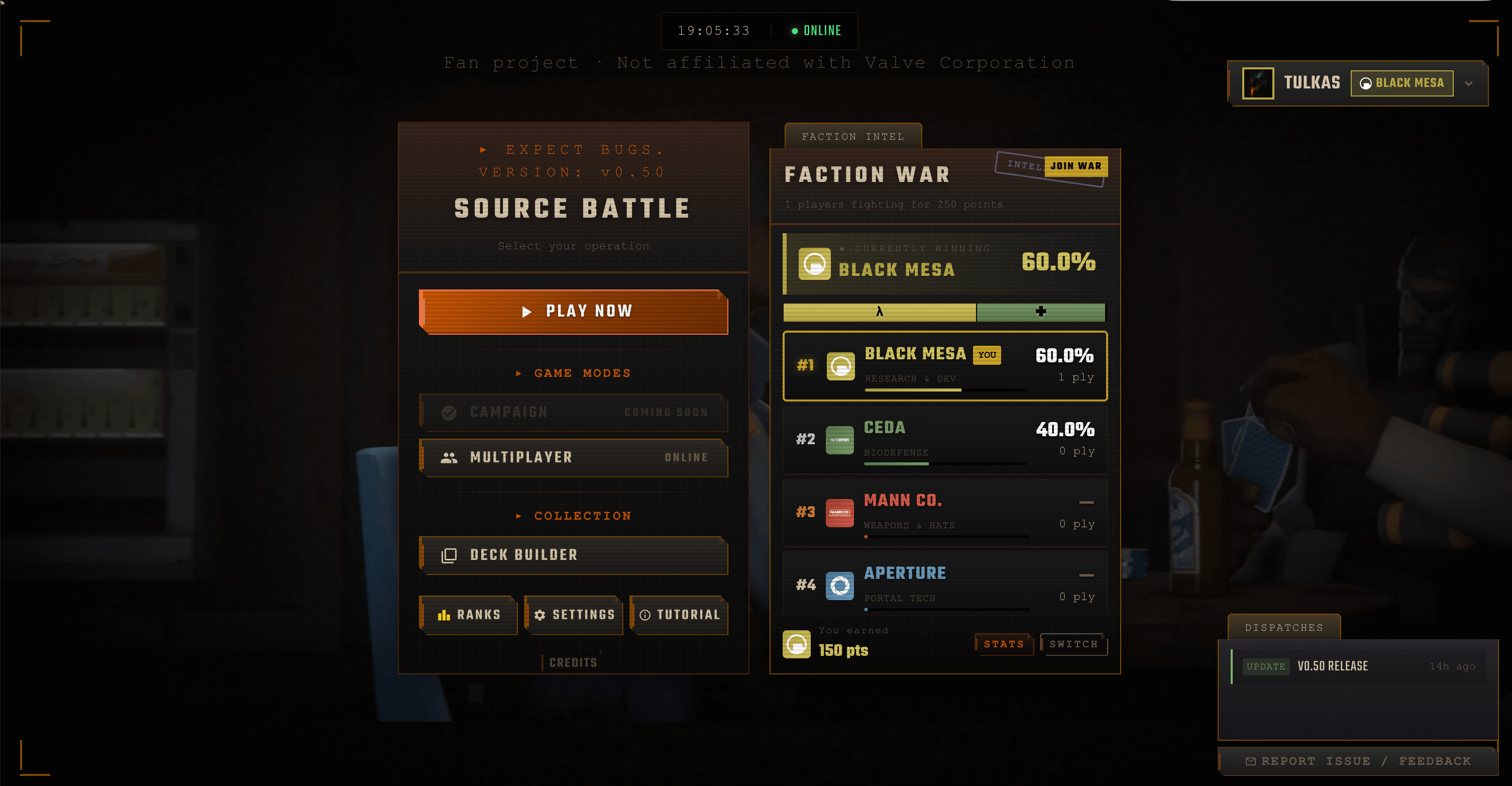 Statis + Gwent inspired Source Battle