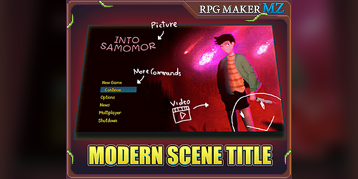 Cover image for Modern Scene Title - Plugin for RPG Maker MZ