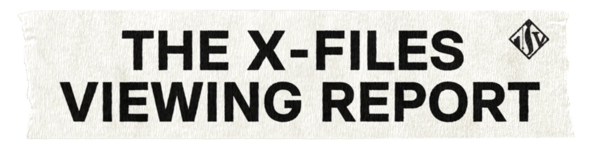 "The X-Files" viewing report