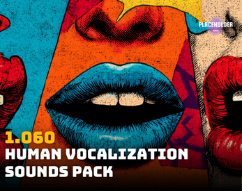 Vocalization Sign Human Vocalization Sounds Pack - Vol 2 by Place Holder Assets