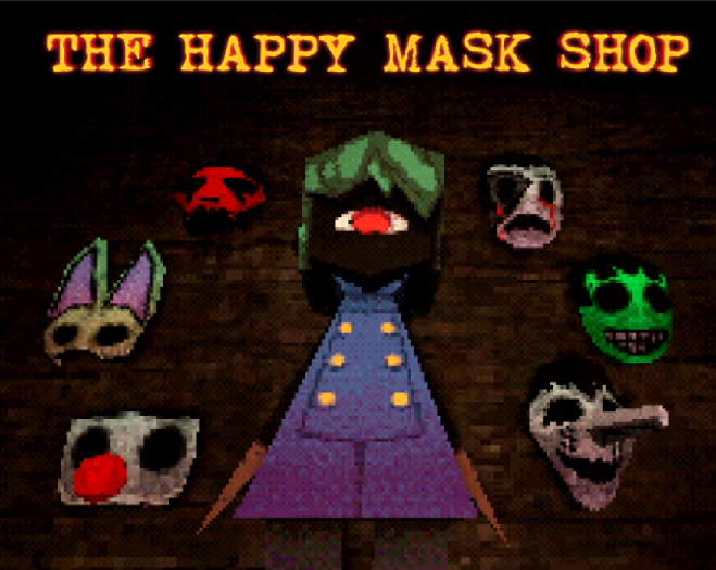 Cover image for The Happy Mask Shop