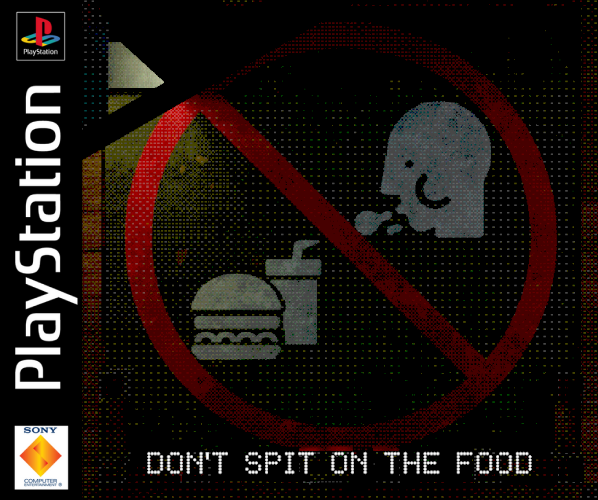 DON'T SPIT ON THE FOOD cover