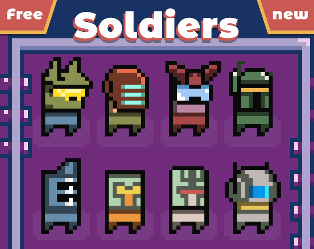 Free Sprites, Animations, Items and UI Game Art