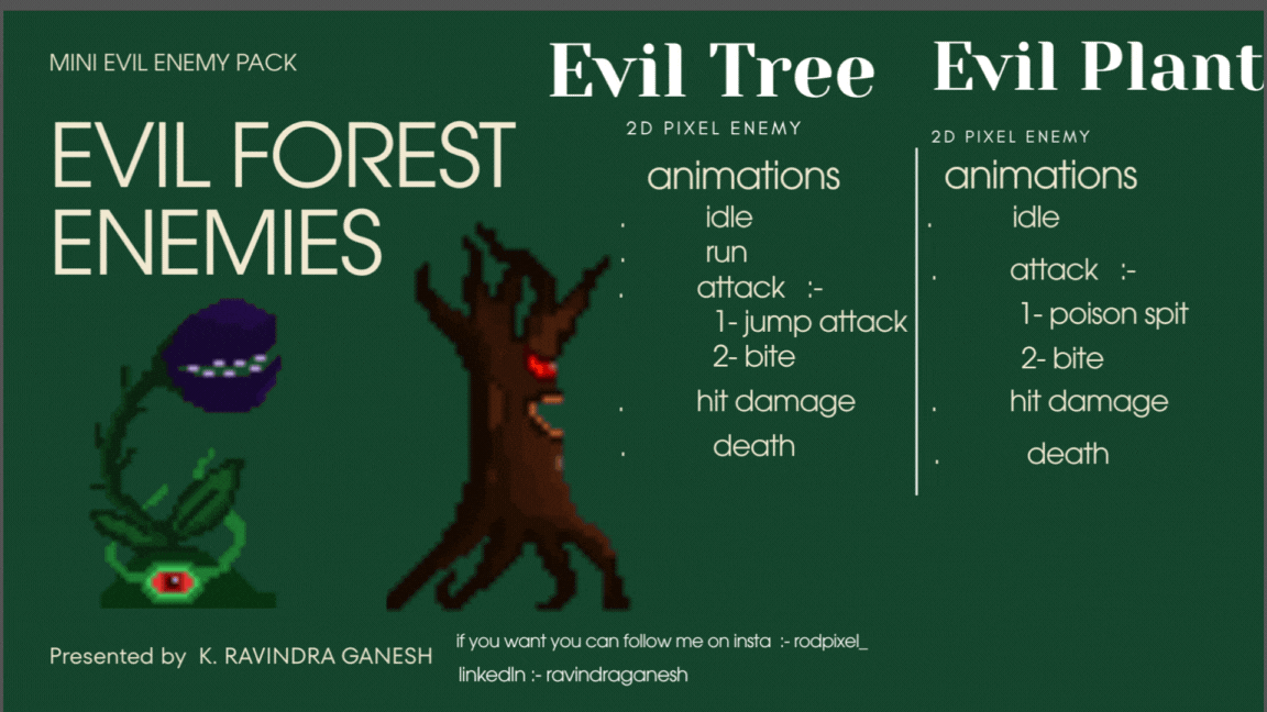 mini evil enemy pack by RavindraGanesh