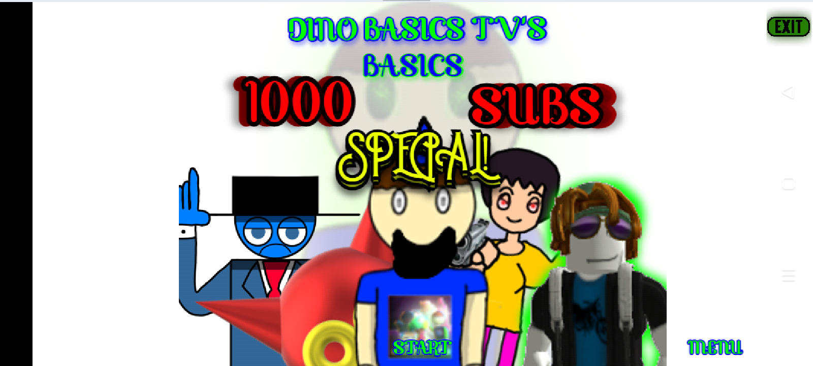 DINO BASICS TV'S BASICS 1000 SUBS But It's Baldi's in a bathtub