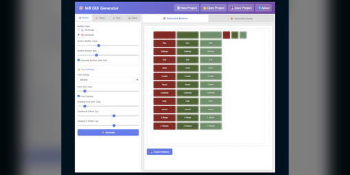 Cover image for MR GUI Generator - New Web Edition