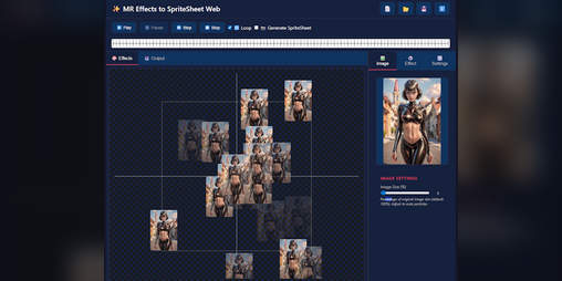 Cover image for MR Effects to SpriteSheet - New Web Edition