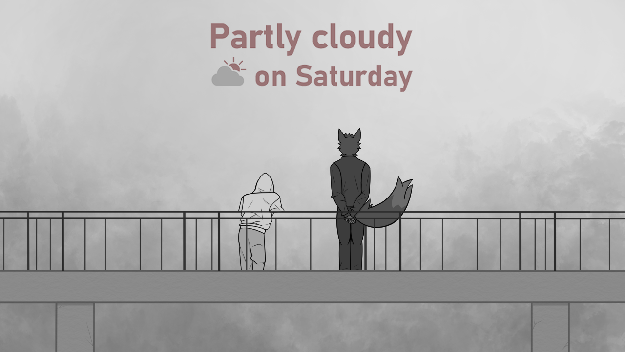 Cover image for Partly cloudy on Saturday