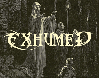 Exhumed   - A soulslike pamphlet RPG and adventure 