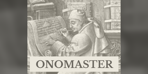 Cover image for ONOMASTER