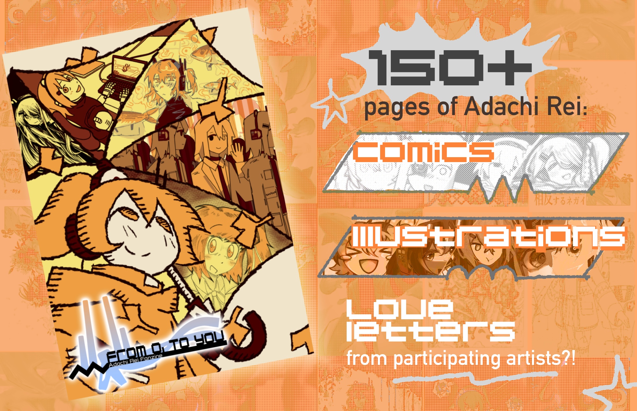 From 0, to You: Adachi Rei fanzine by From 0, To You Zine