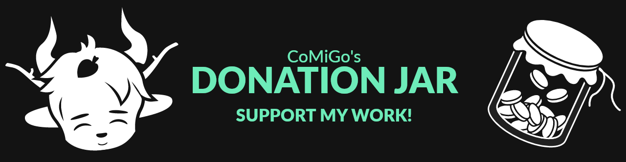 CoMiGo's Donation Jar