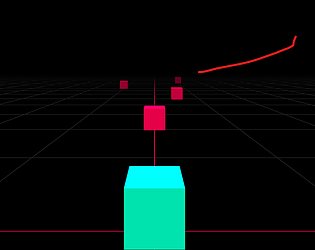 a 3D fun cube run game