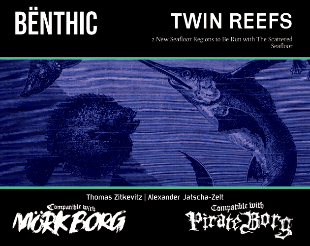 Cover image for Twin Reefs: Two New Regions for BËNTHIC: The Scattered Seafloor