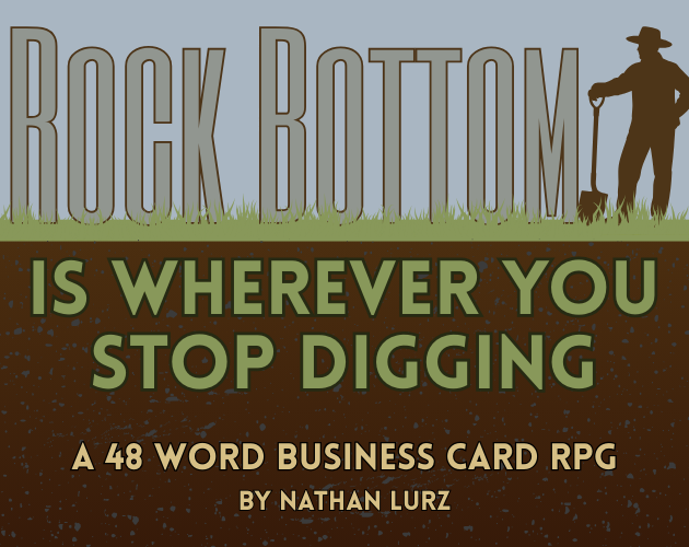 Cover image for Rock Bottom is Wherever You Stop Digging