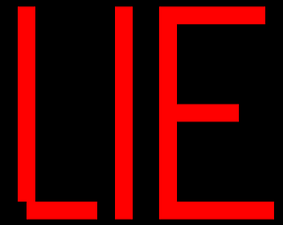 Everything is a lie